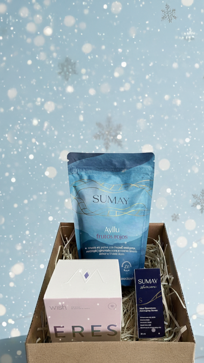 Cofre Autocuidado Premium: Doypack 400gr + S Serum + Vela