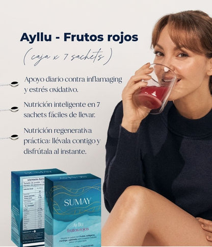 Ayllu - Frutos rojos (caja x 7 sachets)