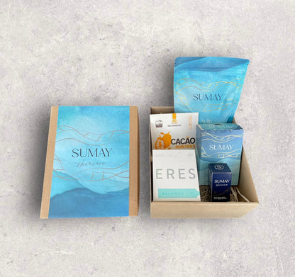 Cofre Bienestar Total: Doypack 400gr + Caja x 7 sachets + S Serum + Vela + Chocolate