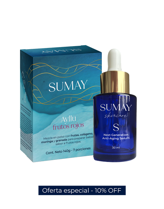 Pack Cuidado Diario (Ayllu Caja x 7 sachets + S Serum)