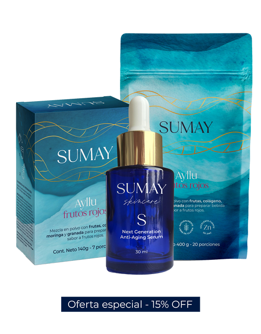 Pack Sumay Ritual Completo (Ayllu 400 gr + S Serum + Ayllu x 7 sachets)