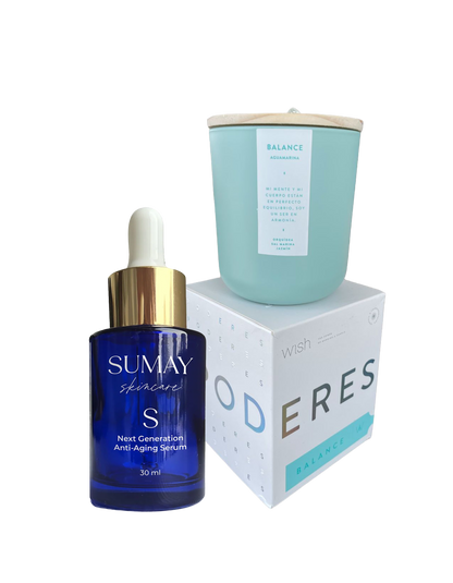 Cofre Piel Radiante: S Serum + Vela
